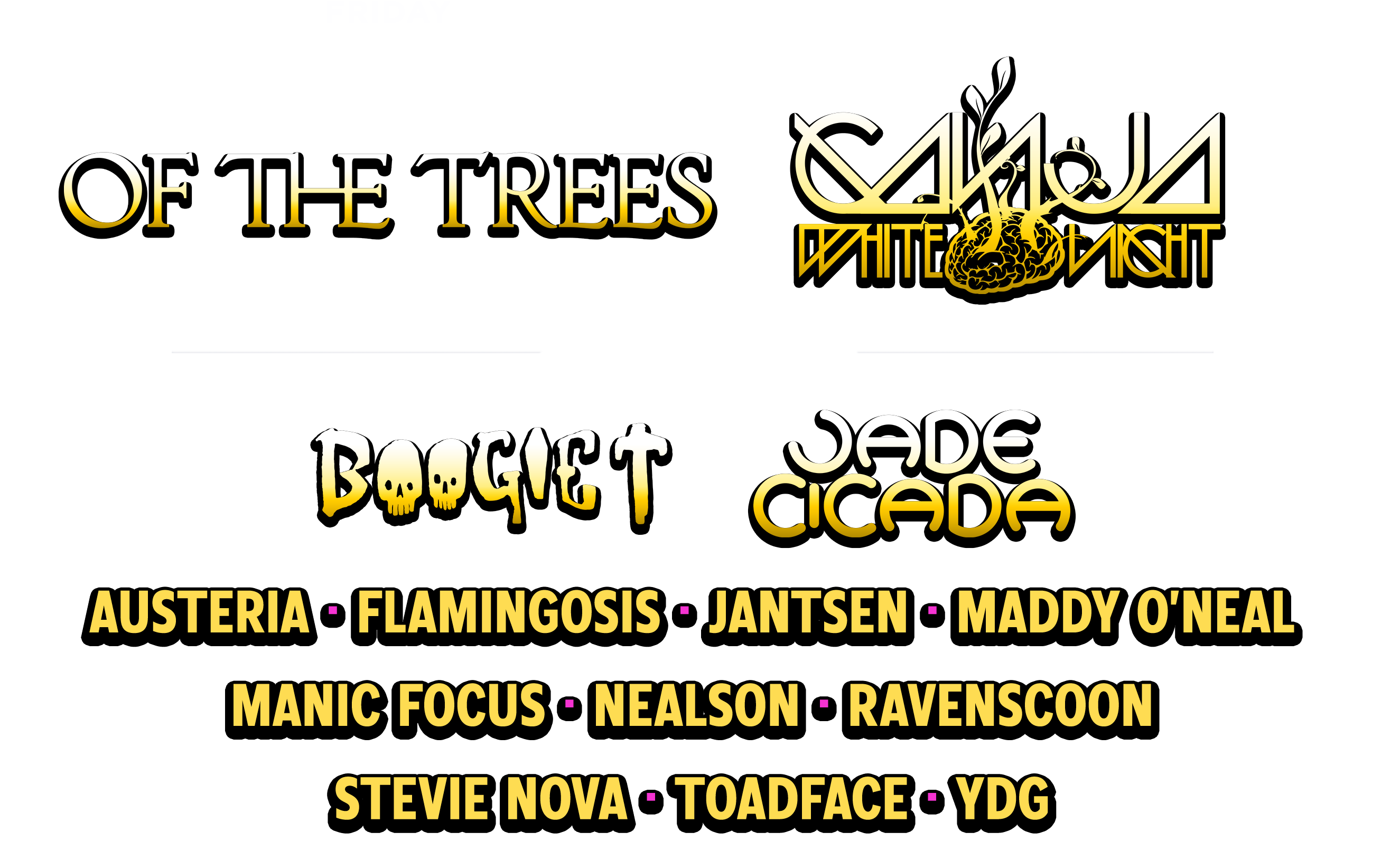 Escape To Coconino Lineup